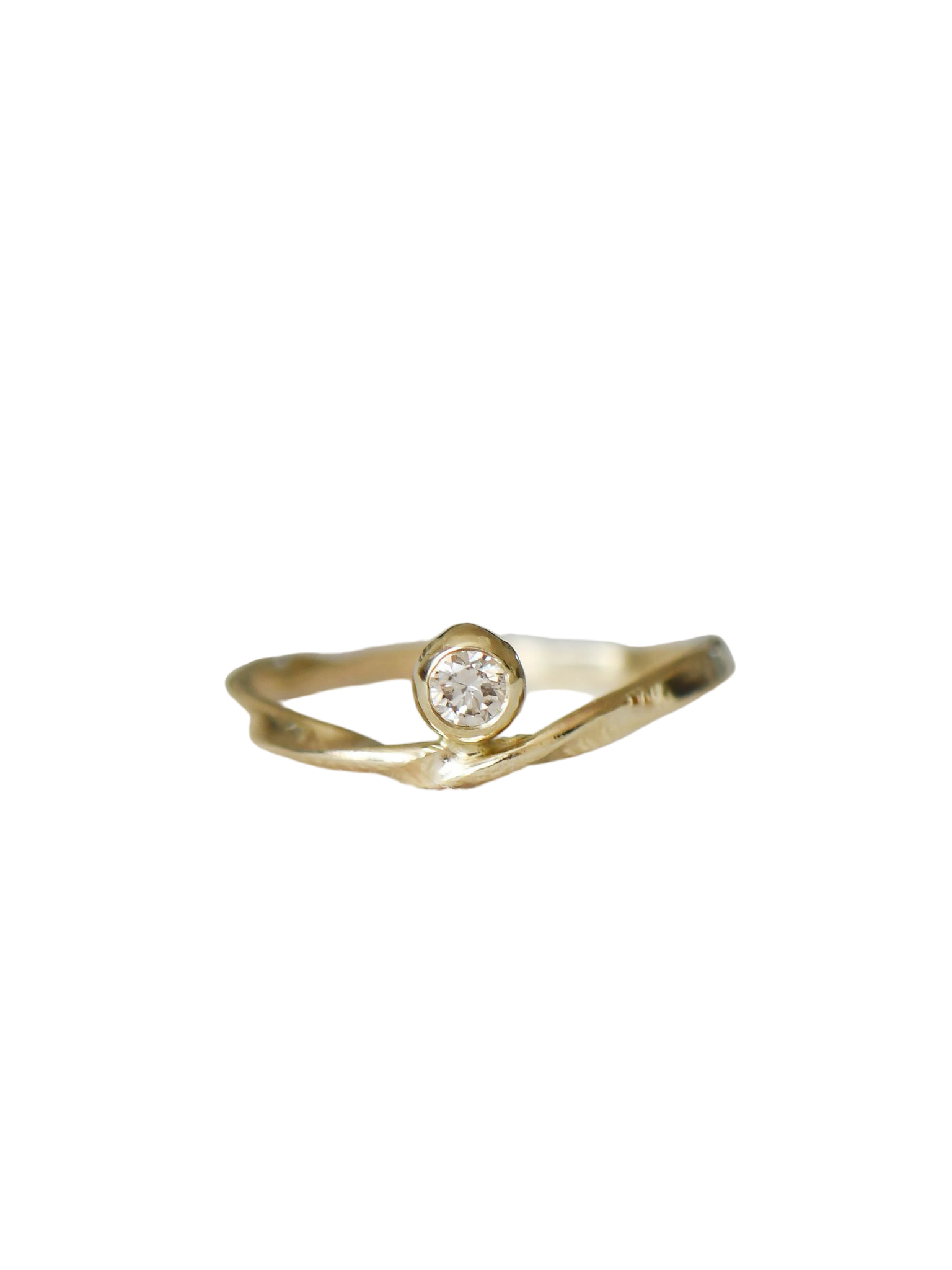 La belle gold diamond ring